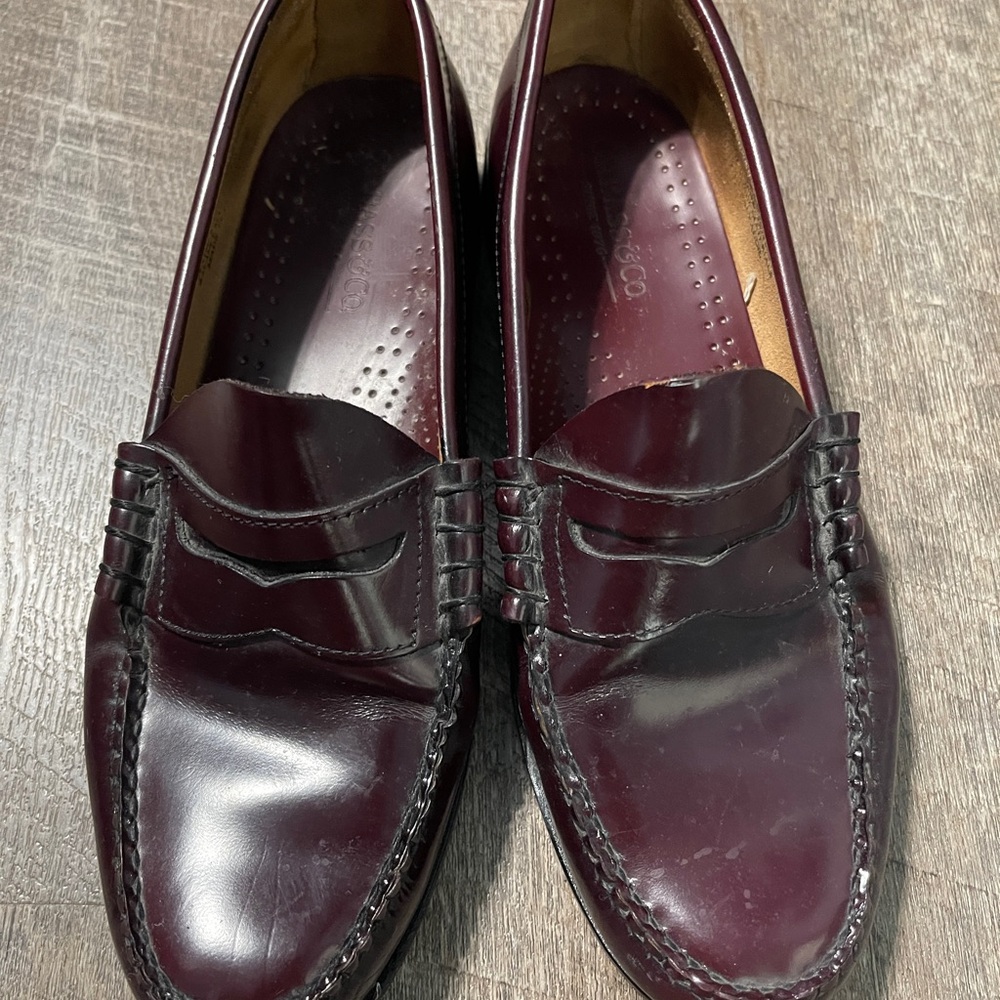 GH Bass & Co Classic Burgundy Loafers